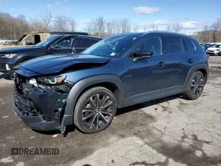 2023 Mazda CX-50 2.5 Turbo Premium Plus Package with VIN 7MMVABEY1PN125180, listed as a Copart auction lot 52075375 with 32,483 mi miles and Salvage Title. Bid and sale history available at carsss.com. Image 1.