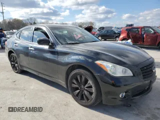 2013 Infiniti M37 with VIN JN1BY1AR6DM602892, listed as a Copart auction lot 81254914 with 146,465 mi miles and Salvage Title. Bid and sale history available at carsss.com. Image 4.