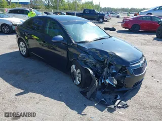 2014 Chevrolet Cruze LS with VIN 1G1PA5SH1E7181211, listed as a IAAI auction lot 41850676 with 128,893 mi miles. Bid and sale history available at carsss.com. Image 1.