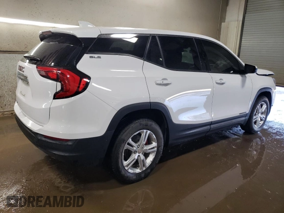 2020 GMC Terrain SLE with VIN 3GKALMEV3LL202544, listed as a Copart auction lot 48913885 with 82,841 mi miles and Salvage Title. Bid and sale history available at carsss.com. Image 3.