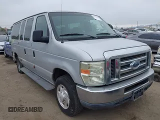 2008 Ford Econoline Passenger XL with VIN 1FMNE11W28DA58918, listed as a IAAI auction lot 42793414 with 157,717 mi miles and . Bid and sale history available at DreamBid. Image 1.