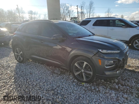 2020 Hyundai Kona Limited with VIN KM8K33A51LU416806, listed as a Copart auction lot 82025224 with 118,646 mi miles and Non Repairable. Bid and sale history available at carsss.com. Image 4.