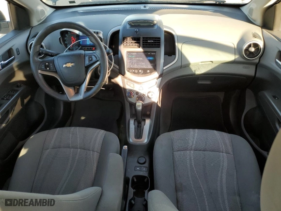 2014 Chevrolet Sonic LT with VIN 1G1JC5SG4E4159776, listed as a Copart auction lot 50043465 with 98,245 mi miles and Salvage Title. Bid and sale history available at carsss.com. Image 8.