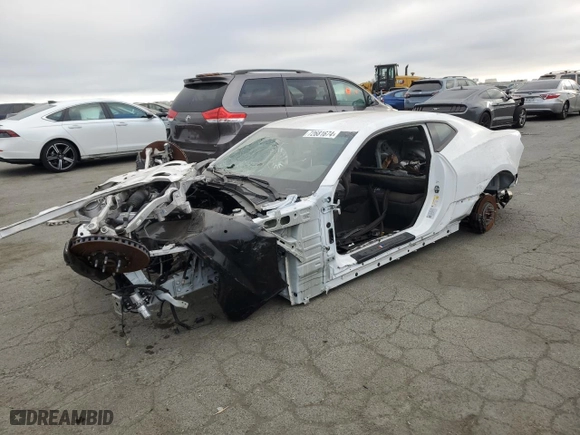 2022 Chevrolet Camaro ZL1 with VIN 1G1FK1R69N0127248, listed as a Copart auction lot 72681674 with 0 mi miles and Clean Title. Bid and sale history available at carsss.com. Image 1.