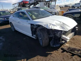 2018 Audi A5 Sportback Premium Plus with VIN WAUBNCF55JA007923, listed as a Copart auction lot 42513324 with 84,797 mi miles. Bid and sale history available at carsss.com. Image 4.