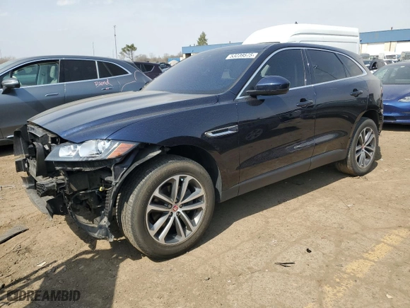 2020 Jaguar F-PACE 25t Premium with VIN SADCJ2FX6LA653929, listed as a Copart auction lot 53239575 with 40,545 mi miles and Clean Title. Bid and sale history available at carsss.com. Image 1.