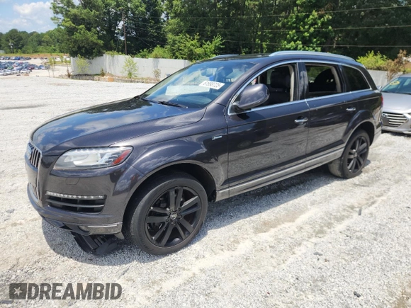 2015 Audi Q7 Premium Plus with VIN WA1LGAFE9FD010412, listed as a Copart auction lot 61998725 with 171,161 mi miles and Clean title. Bid and sale history available at DreamBid. Image 1.