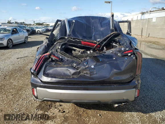 2025 Kia Telluride EX with VIN 5XYP34GC9SG576681, listed as a Copart auction lot 48083105 with Not Provided miles and Salvage Title. Bid and sale history available at DreamBid. Image 6.