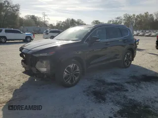 2019 Hyundai Santa Fe Limited with VIN 5NMS53AA2KH124888, listed as a Copart auction lot 47718135 with 98,030 mi miles and Salvage Title. Bid and sale history available at carsss.com. Image 1.