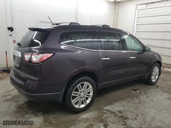 2015 Chevrolet Traverse LT with VIN 1GNKRGKD0FJ154287, listed as a Copart auction lot 50406365 with 142,774 mi miles and Salvage Title. Bid and sale history available at carsss.com. Image 3.