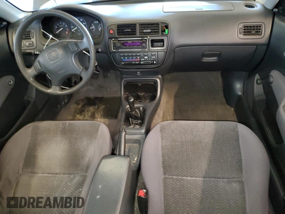 1998 Honda Civic DX with VIN 2HGEJ6343WH121454, listed as a Copart auction lot 47982075 with 215,221 mi miles and Salvage Title. Bid and sale history available at DreamBid. Image 8.