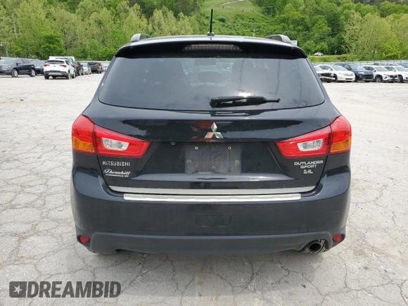 2015 Mitsubishi Outlander GT with VIN 4A4AR4AWXFE040546, listed as a Copart auction lot 55917935 with 323,546 mi miles and Salvage title. Bid and sale history available at DreamBid. Image 6.