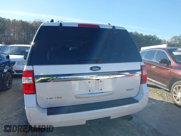 2017 Ford Expedition Limited z VIN 1FMJU1KT8HEA20383, wystawiony jako IAAI lot #41306442 z przebiegiem 165 206 mil mil oraz . Historia ofert i sprzedaży dostępna na DreamBid. Obrazek 16.