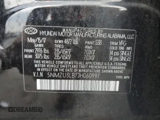 2018 Hyundai Santa Fe 2.4L с VIN 5NMZU3LB7JH060997, выставлен на аукционе Copart как лот 61026875 с пробегом 168 098 миль миль и Чистый • Clean title. История ставок и продаж доступна на DreamBid. Изображение 13.