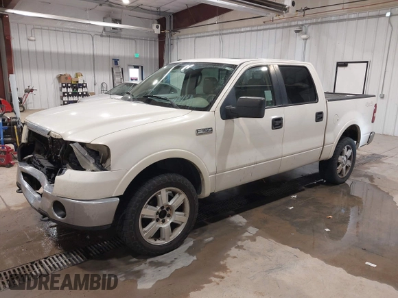 2008 Ford F-150 XLT with VIN 1FTPW14518KB96099, listed as a IAAI auction lot 41312992 with 192,141 mi miles. Bid and sale history available at carsss.com. Image 17.
