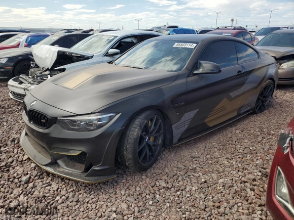 2020 BMW M4 CS with VIN WBS3S7C01LAH85070, listed as a Copart auction lot 66503114 with NaN miles and Salvage Title. Bid and sale history available at carsss.com. Image 1.