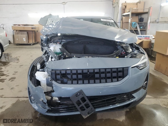 2023 Polestar 2 with VIN YSMED3KA2PL156958, listed as a Copart auction lot 66872444 with 17,377 mi miles and Non Repairable. Bid and sale history available at carsss.com. Image 5.