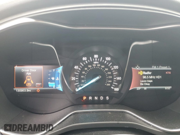2016 Ford Fusion Titanium with VIN 3FA6P0K9XGR392339, listed as a Copart auction lot 82372914 with 130,953 mi miles and Salvage Title. Bid and sale history available at carsss.com. Image 9.