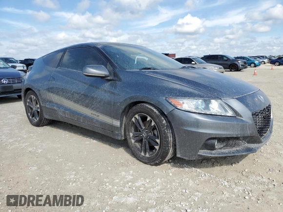 2015 Honda CR-Z EX with VIN JHMZF1D64FS001867, listed as a Copart auction lot 74024764 with Not Provided miles and Salvage Title. Bid and sale history available at carsss.com. Image 4.