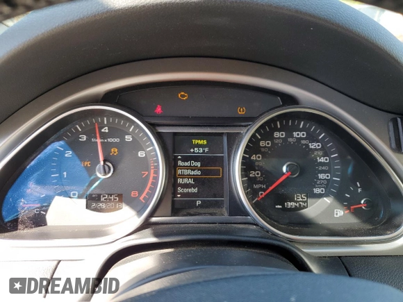2014 Audi Q7 3.0T Premium Plus with VIN WA1LGAFE6ED013461, listed as a Copart auction lot 52527835 with 139,474 mi miles and Clean Title. Bid and sale history available at carsss.com. Image 9.