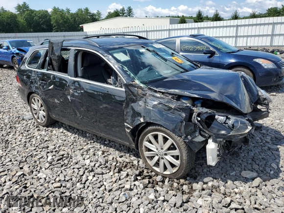 2012 Volkswagen Jetta SportWagen SE with VIN 3VWPP7AJ5CM654937, listed as a Copart auction lot 65654754 with 0 mi miles and Salvage Title. Bid and sale history available at carsss.com. Image 4.