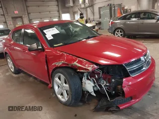 2013 Dodge Avenger SE with VIN 1C3CDZAB0DN518466, listed as a IAAI auction lot 42067403 with 158,737 mi miles. Bid and sale history available at carsss.com. Image 1.