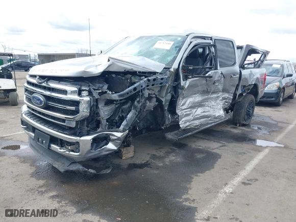 2022 Ford Super Duty F-250 SRW XL with VIN 1FT7W2BT6NEC65886, listed as a IAAI auction lot 41717490 with 43,104 mi miles. Bid and sale history available at carsss.com. Image 19.