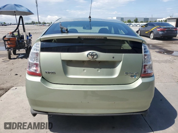 2007 Toyota Prius with VIN JTDKB20U673247355, listed as a Copart auction lot 59958205 with 177,289 mi miles and Salvage title. Bid and sale history available at DreamBid. Image 6.