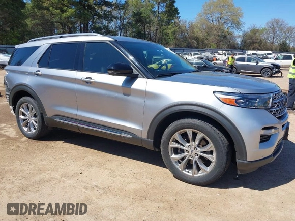 2021 Ford Explorer Limited with VIN 1FMSK8FHXMGA88644, listed as a IAAI auction lot 41833022 with 123,054 mi miles. Bid and sale history available at carsss.com. Image 1.