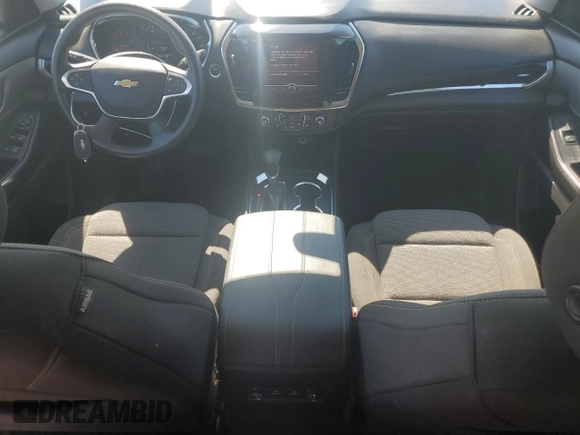2021 Chevrolet Traverse LS with VIN 1GNERFKW8MJ193604, listed as a Copart auction lot 77136114 with 61,366 mi miles and Salvage Title. Bid and sale history available at carsss.com. Image 8.