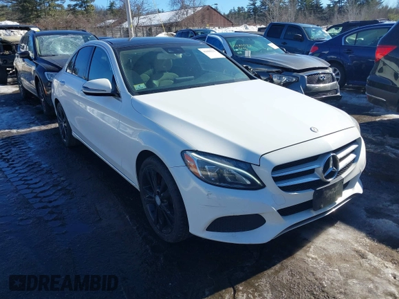 2016 Mercedes-Benz C C 300 Luxury with VIN 55SWF4KB2GU160423, listed as a IAAI auction lot 41690331 with 94,494 mi miles. Bid and sale history available at carsss.com. Image 1.
