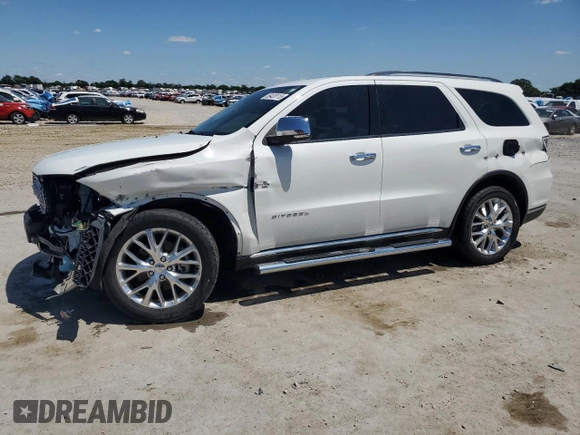 2015 Dodge Durango Citadel z VIN 1C4RDJEG1FC177414, wystawiony jako Copart lot #58428115 z przebiegiem 77 659 mil mil oraz Szkoda całkowita • Salvage title. Historia ofert i sprzedaży dostępna na DreamBid. Obrazek 1.