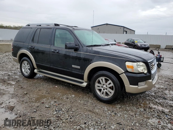 2006 Ford Explorer Eddie Bauer with VIN 1FMEU74886UA82608, listed as a Copart auction lot 51627325 with 267,882 mi miles and Salvage title. Bid and sale history available at DreamBid. Image 4.