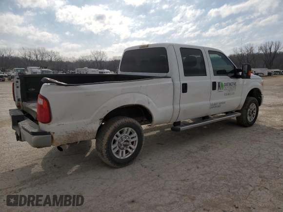 2015 Ford F-250 Lariat z VIN 1FT7W2B6XFED16009, wystawiony jako Copart lot #47083935 z przebiegiem 112 212 mil mil oraz Szkoda całkowita • Salvage title. Historia ofert i sprzedaży dostępna na DreamBid. Obrazek 3.