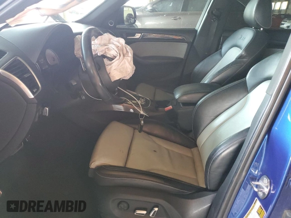 2016 Audi SQ5 with VIN WA1VCBFP9GA014751, listed as a Copart auction lot 48261565 with 98,970 mi miles and Salvage Title. Bid and sale history available at DreamBid. Image 7.