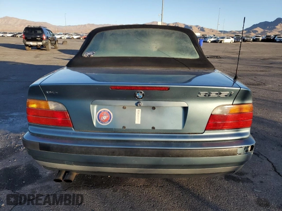 1995 BMW 3 Series 325iC with VIN WBABJ6324SJD41212, listed as a Copart auction lot 44364715 with 179,056 mi miles and Salvage Title. Bid and sale history available at carsss.com. Image 6.