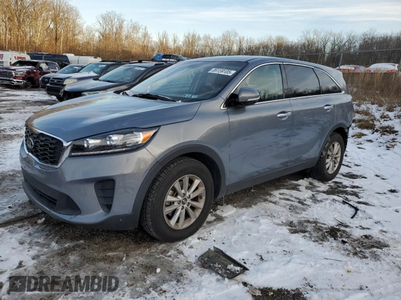 2020 Kia Sorento LX with VIN 5XYPG4A50LG629090, listed as a Copart auction lot 89159105 with 100,089 mi miles and Salvage Title. Bid and sale history available at DreamBid. Image 1.