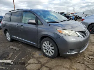 2014 Toyota Sienna LE with VIN 5TDJK3DCXES078004, listed as a Copart auction lot 48161085 with 220,254 mi miles and Clean Title. Bid and sale history available at DreamBid. Image 4.