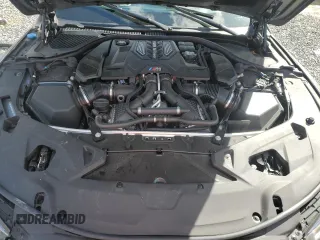 2024 BMW M8 Competition with VIN WBSGV0C08RCP50228, listed as a Copart auction lot 45872745 with 9,621 mi miles and Salvage Title. Bid and sale history available at carsss.com. Image 11.