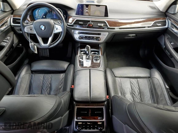 2018 BMW 7 Series 740i with VIN WBA7E2C59JG741689, listed as a Copart auction lot 50948855 with 96,337 mi miles and Salvage Title. Bid and sale history available at carsss.com. Image 8.