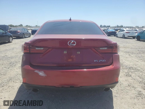 2014 Lexus IS 250 z VIN JTHBF1D21E5015320, wystawiony jako Copart lot #63400775 z przebiegiem 123 462 mil mil oraz Szkoda całkowita • Salvage title. Historia ofert i sprzedaży dostępna na DreamBid. Obrazek 6.