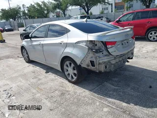 2013 Hyundai Elantra GLS with VIN KMHDH4AE4DU703817, listed as a IAAI auction lot 42377070 with 193,951 mi miles and . Bid and sale history available at DreamBid. Image 3.