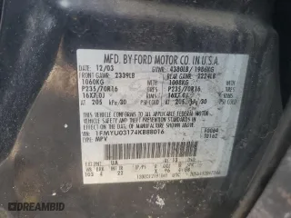 2004 Ford Escape XLT with VIN 1FMYU03174KB88016, listed as a Copart auction lot 42358115 with 178,773 mi miles and Salvage Title. Bid and sale history available at carsss.com. Image 13.