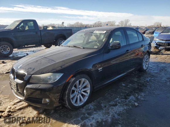 2011 BMW 3 Series 328i xDrive with VIN WBAPK7G52BNN77960, listed as a Copart auction lot 87722225 with 198,179 mi miles and Salvage Title. Bid and sale history available at carsss.com. Image 1.