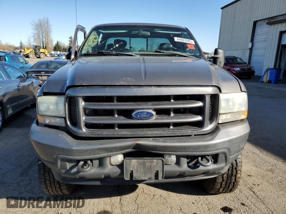2003 Ford Super Duty F-250 XL with VIN 1FTNX21F13EA03707, listed as a Copart auction lot 44807685 with 0 mi miles and Salvage Title. Bid and sale history available at carsss.com. Image 5.
