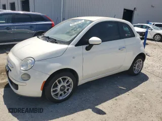 2012 FIAT 500 Pop z VIN 3C3CFFAR5CT225697, wystawiony jako Copart lot #55512275 z przebiegiem 158 382 mil mil oraz Tytuł czysty. Historia ofert i sprzedaży dostępna na DreamBid. Obrazek 1.