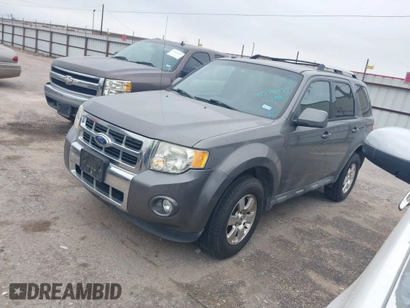 2012 Ford Escape Limited with VIN 1FMCU0E73CKB02517, listed as a IAAI auction lot 41594495 with 195,945 mi miles. Bid and sale history available at carsss.com. Image 2.