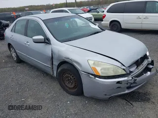 2005 Honda Accord LX z VIN 1HGCM56445A180496, wystawiony jako IAAI lot #42006457 z przebiegiem 163 206 mil mil oraz . Historia ofert i sprzedaży dostępna na DreamBid. Obrazek 1.