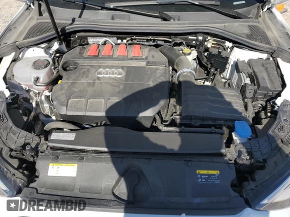 2023 Audi S3 Premium Plus z VIN WAUH3DGY2PA048968, wystawiony jako Copart lot #58960584 z przebiegiem 9 861 mil mil oraz Szkoda całkowita • Salvage title. Historia ofert i sprzedaży dostępna na DreamBid. Obrazek 11.