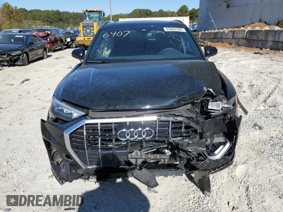 2021 Audi Q3 S line Premium with VIN WA1DECF30M1056407, listed as a Copart auction lot 63602502 with 23,780 mi miles. Bid and sale history available at carsss.com. Image 9.